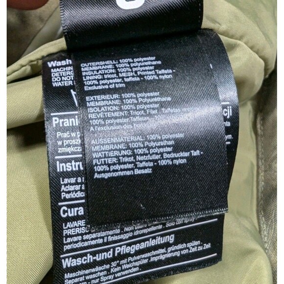 Burton DRYRIDE Hooded Snowboard Coat XL Ski Parka Fish Theme Thermolite Green - Picture 12 of 14